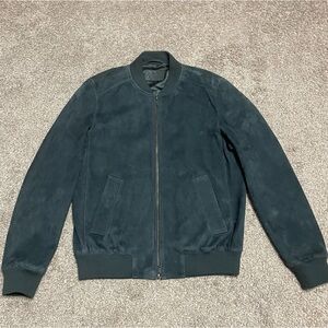 Men’s Balibaris Paolo Stand Collar Suede Jacket Size S